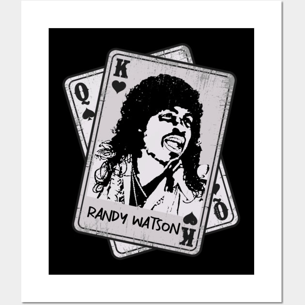 Retro Randy Watson 80s Card Style Wall Art by Slepet Anis